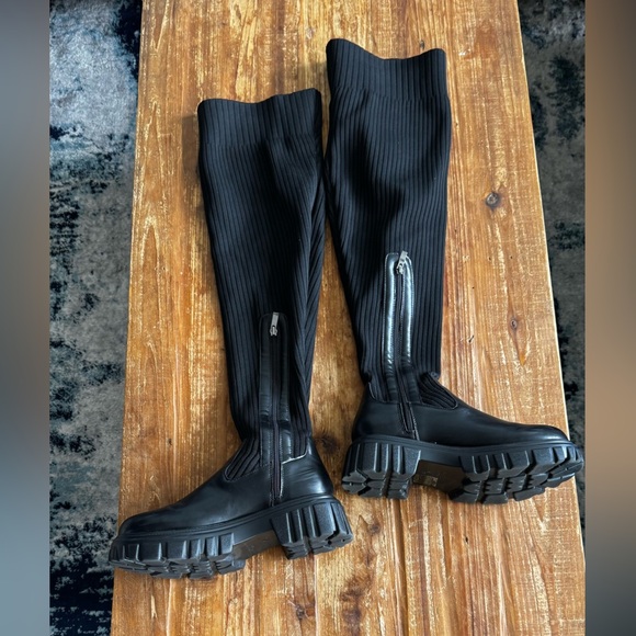Shein Over the knee lug sole boot - Picture 3 of 3